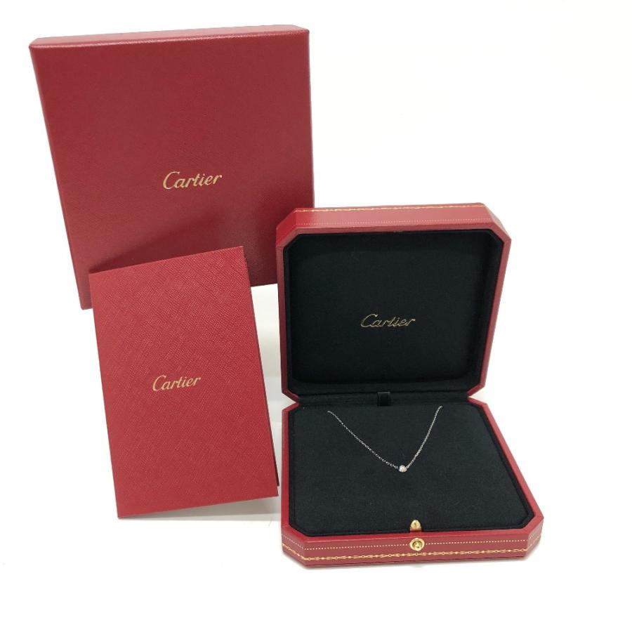 未使用 CARTIER カルティエ B7215900 カルティエ ダムール スモール ダイヤモンド ネックレス シルバー レディース【中古】 | Cartier | 09