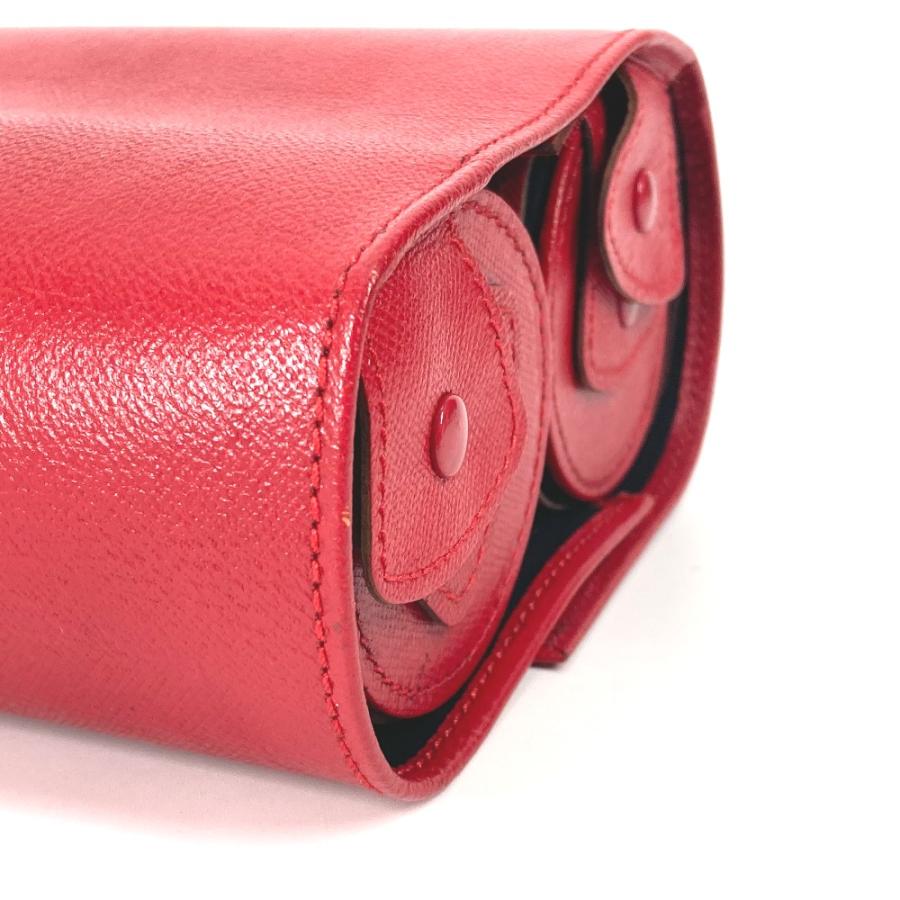 CARTIER カルティエ ウォッチケース 時計収納 時計ケース  ポーチ レッド メンズ【中古】 | Cartier | 05