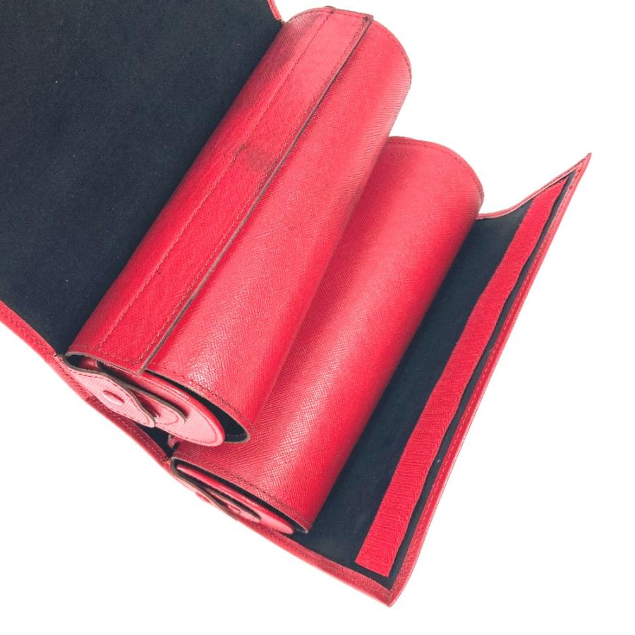 CARTIER カルティエ ウォッチケース 時計収納 時計ケース  ポーチ レッド メンズ【中古】 | Cartier | 07