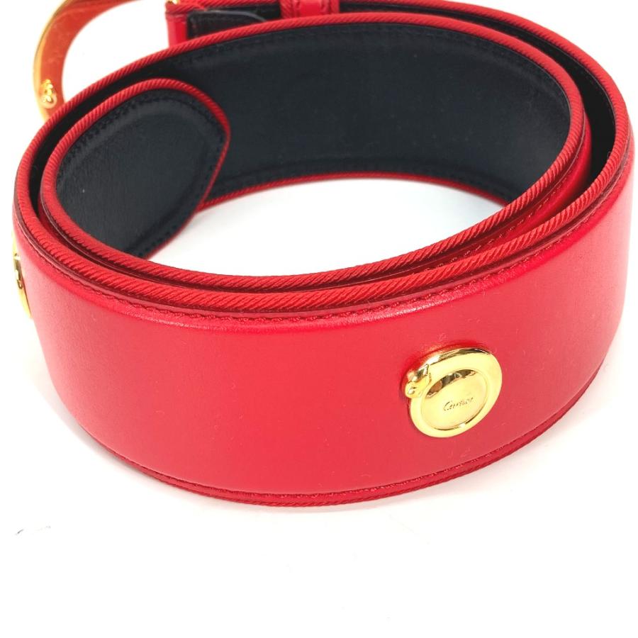 美品 CARTIER カルティエ パンテール ベルト レッド レディース【中古】 | Cartier | 02
