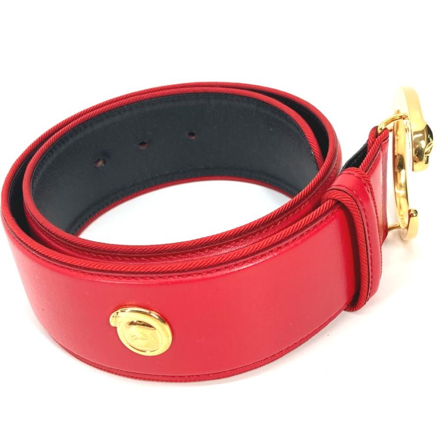 美品 CARTIER カルティエ パンテール ベルト レッド レディース【中古】 | Cartier | 04