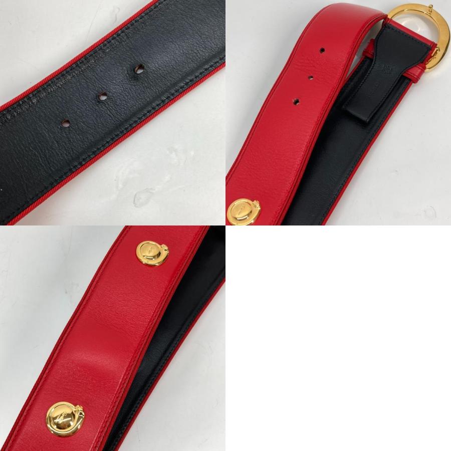 美品 CARTIER カルティエ パンテール ベルト レッド レディース【中古】 | Cartier | 09