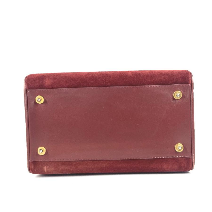 CARTIER カルティエ マストライン 大 ドクターバッグ ボックス BOX　お医者さんバッグ ハンドバッグ ワインレッド レディース【中古】 | Cartier | 04
