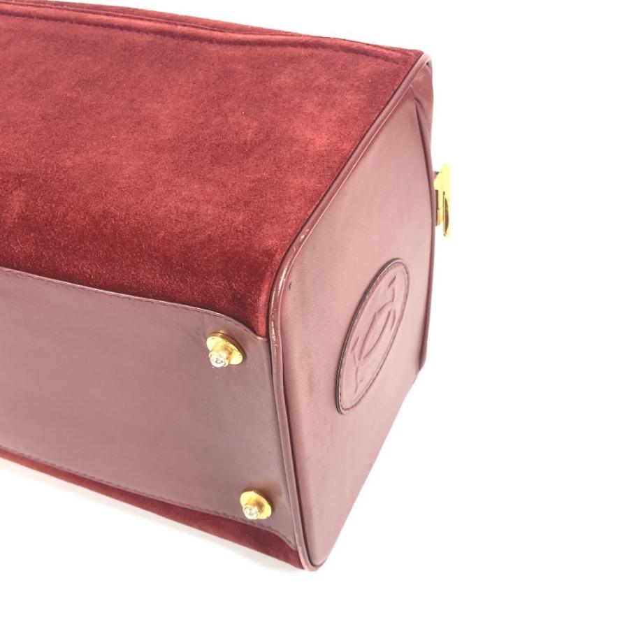 CARTIER カルティエ マストライン 大 ドクターバッグ ボックス BOX　お医者さんバッグ ハンドバッグ ワインレッド レディース【中古】 | Cartier | 05