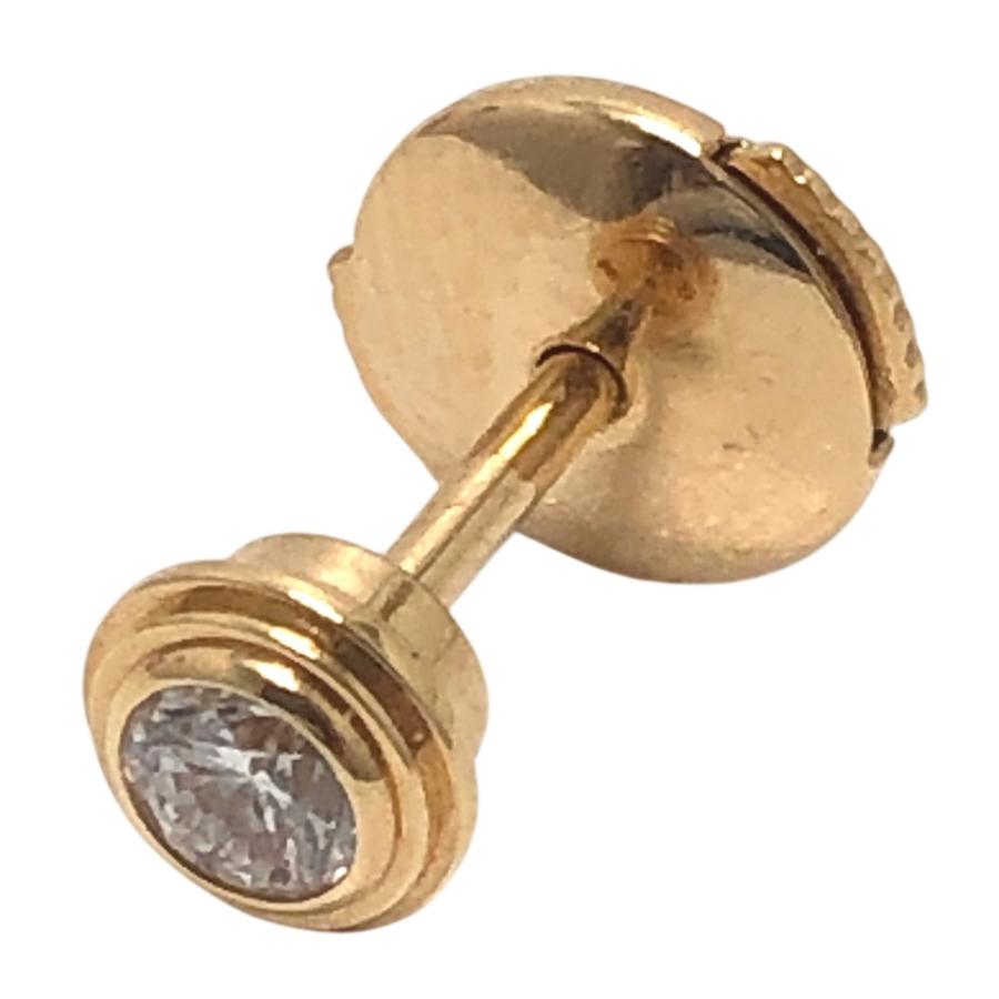 新品同様 CARTIER カルティエ ダムールMM ディアマン レジェ 2Pダイヤ アクセサリー ジュエリー ピアス ゴールド レディース【中古】 | Cartier | 01