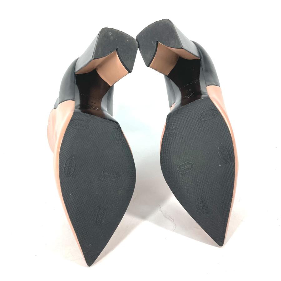 LOUIS VUITTON ルイヴィトン バイカラー ショートブーツ シューズ 靴 モノグラム ヒール ブーツ ブラック レディース【中古】 | LOUIS VUITTON | 07