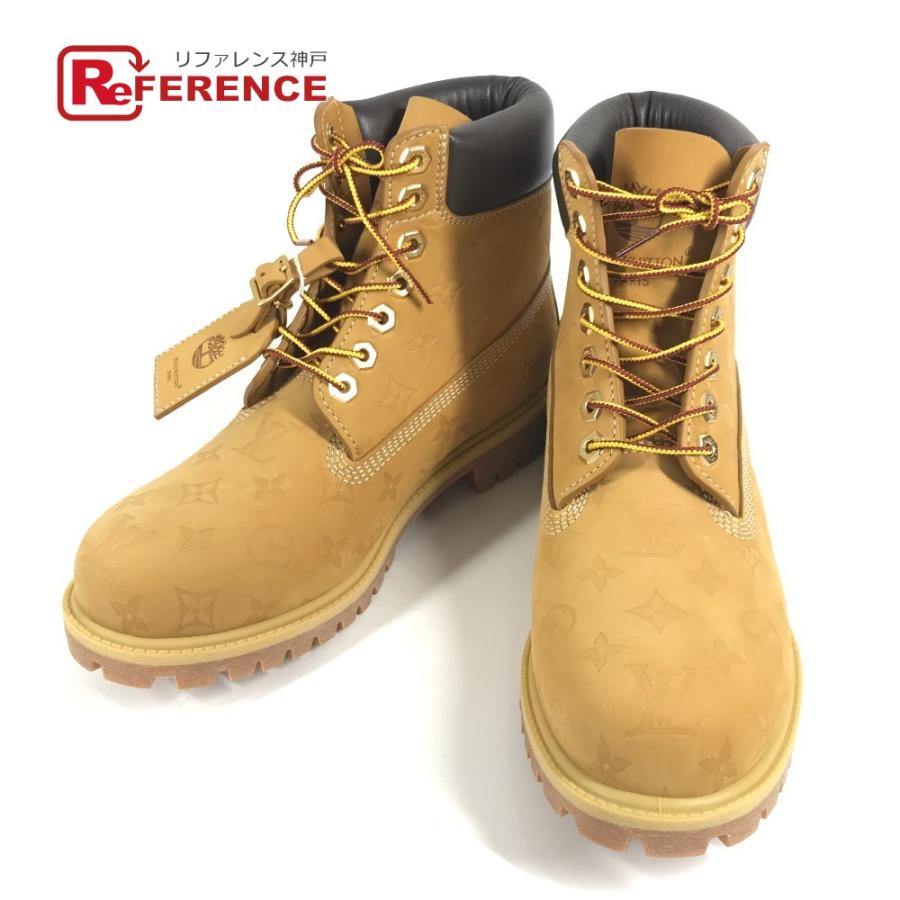 美品 LOUIS VUITTON ルイヴィトン 1AD750 アンクルブーツ 靴 シューズ モノグラム LV × Timberland ブーツ メンズ【中古】 | LOUIS VUITTON