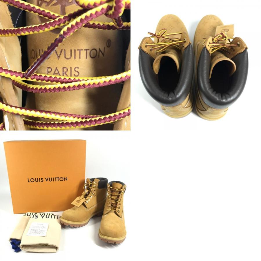 美品 LOUIS VUITTON ルイヴィトン 1AD750 アンクルブーツ 靴 シューズ モノグラム LV × Timberland ブーツ メンズ【中古】 | LOUIS VUITTON | 09