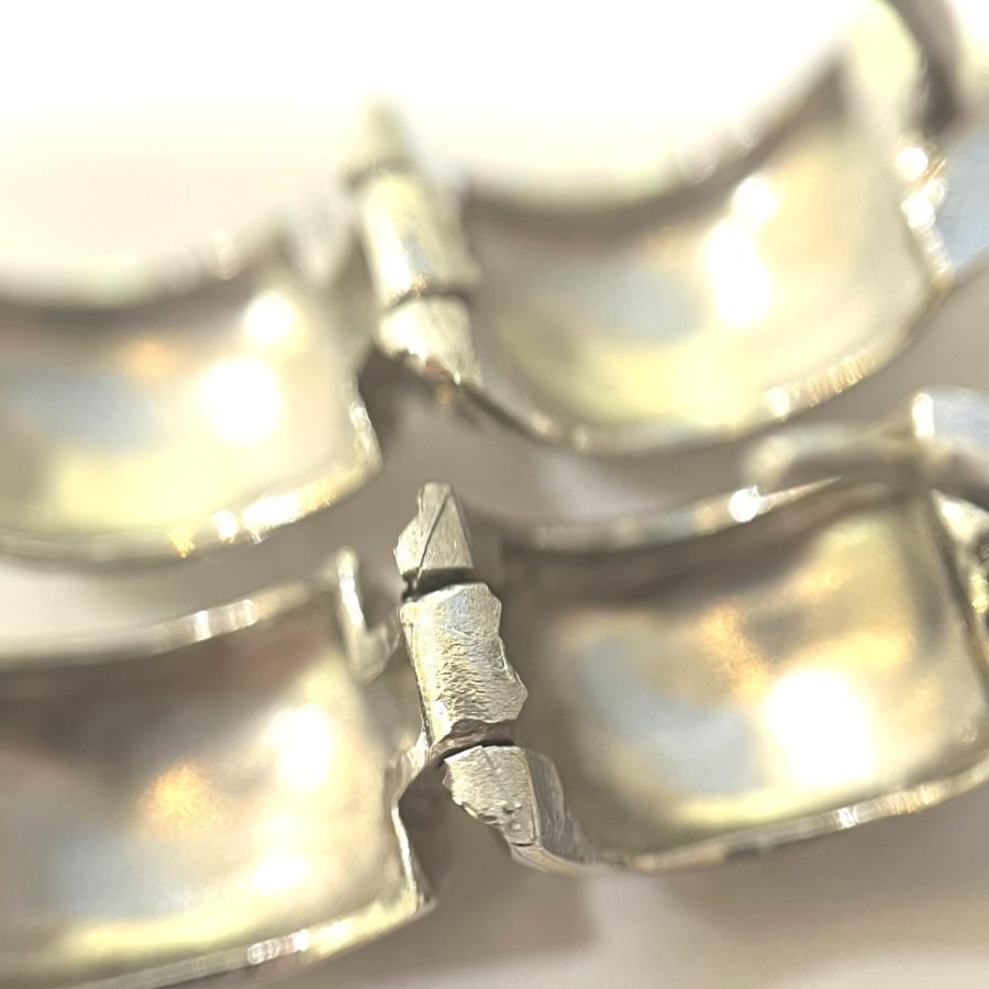 jewelry ジュエリー Ｋ18WG ダイアモンドカット フープピアス アクセサリー ピアス シルバー レディース【中古】 |  | 04