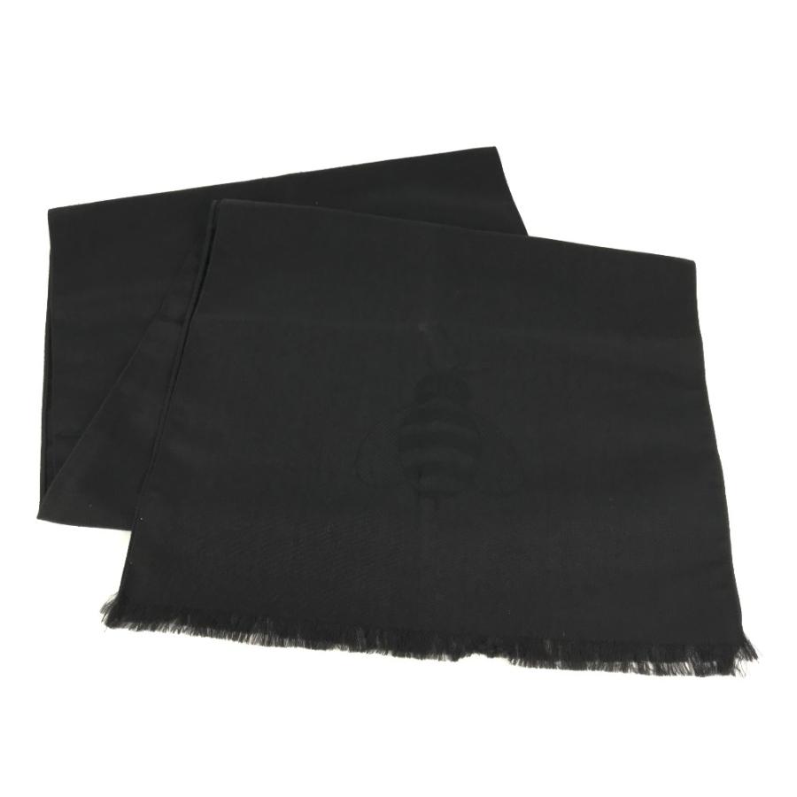 未使用 Dior ディオール BEEデザイン 蜂 ショール  KAWSコラボ カウズ マフラー ブラック レディース【中古】. |  | 01