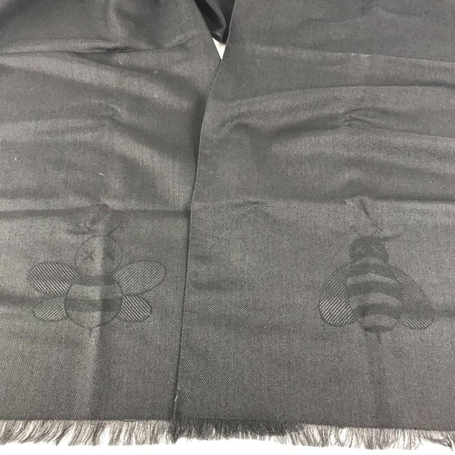 未使用 Dior ディオール BEEデザイン 蜂 ショール  KAWSコラボ カウズ マフラー ブラック レディース【中古】. |  | 07