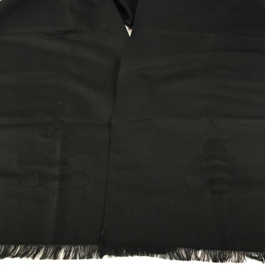 未使用 Dior ディオール BEEデザイン 蜂 ショール  KAWSコラボ カウズ マフラー ブラック レディース【中古】. |  | 08