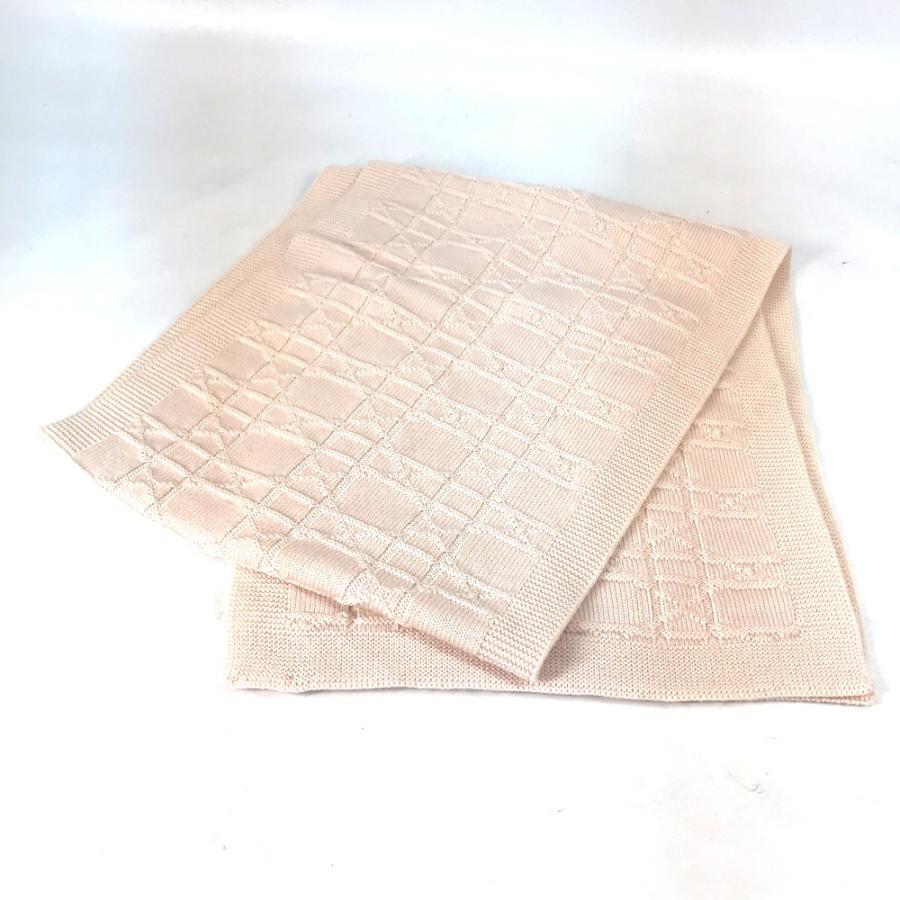 Dior ディオール カナージュ マフラー ピンク レディース【中古】 |  | 01