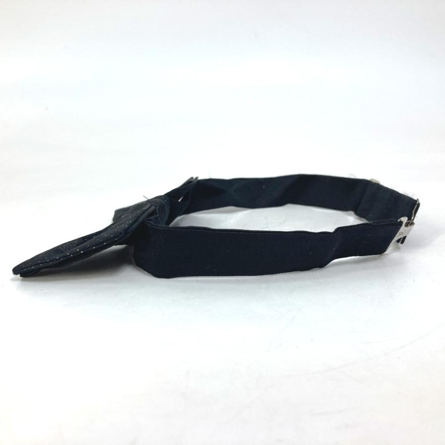 LOUIS VUITTON ルイヴィトン アクセサリー ボウタイ ダミエ ドット 水玉 蝶ネクタイ ネクタイ シルク ブラック メンズ【中古】美品 | LOUIS VUITTON | 02