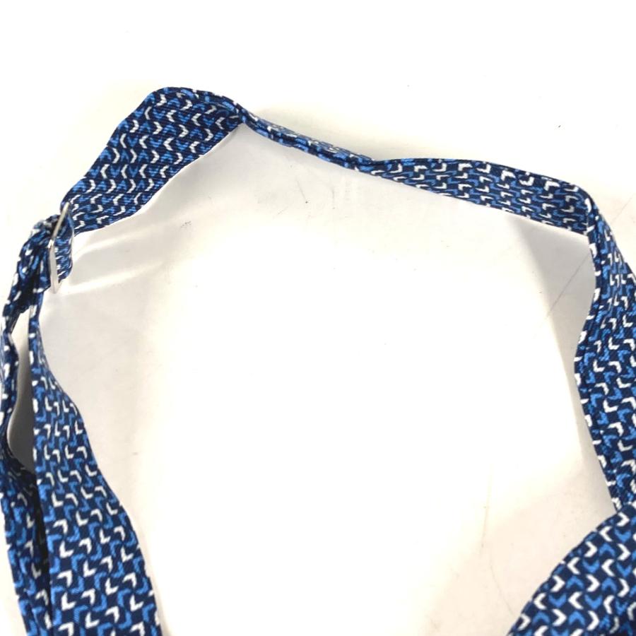 美品 LOUIS VUITTON ルイヴィトン M73305 ロゴ ボウタイ アクセサリー リボン りぼん 蝶ネクタイ ブルー メンズ【中古】 | LOUIS VUITTON | 02