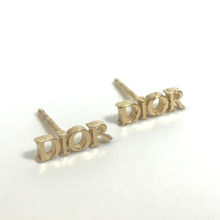 Dior ディオール EVOLUTION ディオ レボリューション アクセサリー ピアス メタル ゴールド レディース【中古】美品 美品