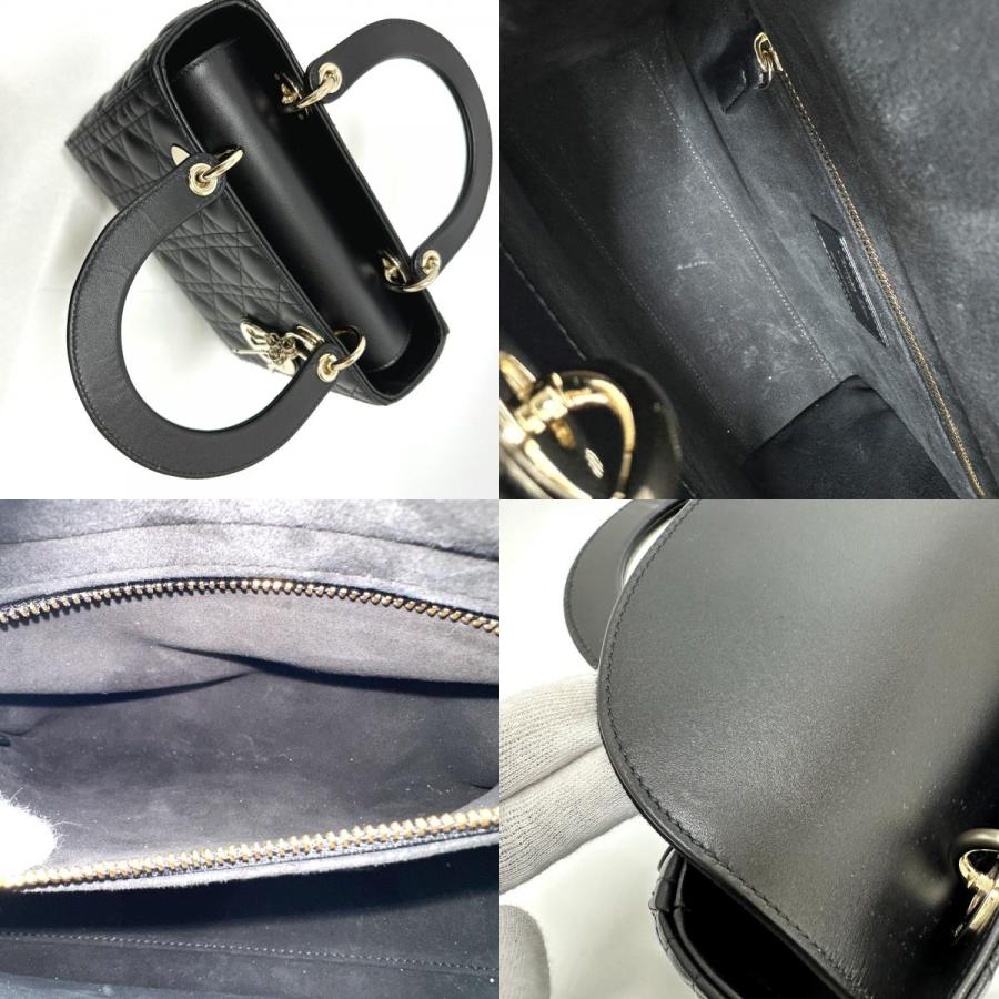 新品同様 Dior ディオール M0565ONGE LADY DIOR バッグ ミディアム 2WAY カバン レディディオール ハンドバッグレディース【中古】｜reference｜09