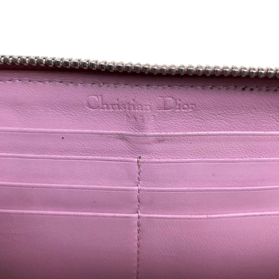 Christian Dior ディオール ラウンドファスナー メンズ レディース メッシュ 長財布（小銭入れあり） ラムスキン |  | 05
