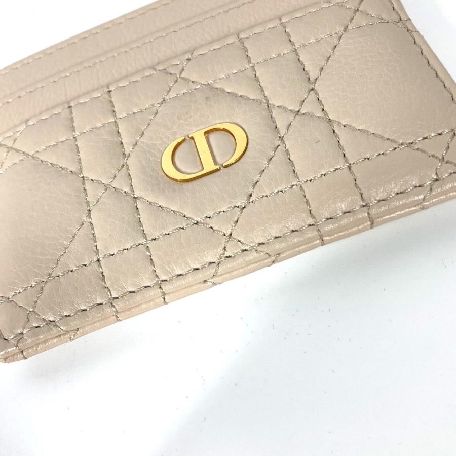 美品 Dior ディオール CARO カロ 名刺入れ パスケース カナージュ カードケース ベージュ レディース【中古】 |  | 03