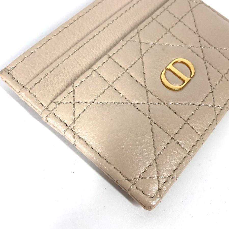 美品 Dior ディオール CARO カロ 名刺入れ パスケース カナージュ カードケース ベージュ レディース【中古】 |  | 04