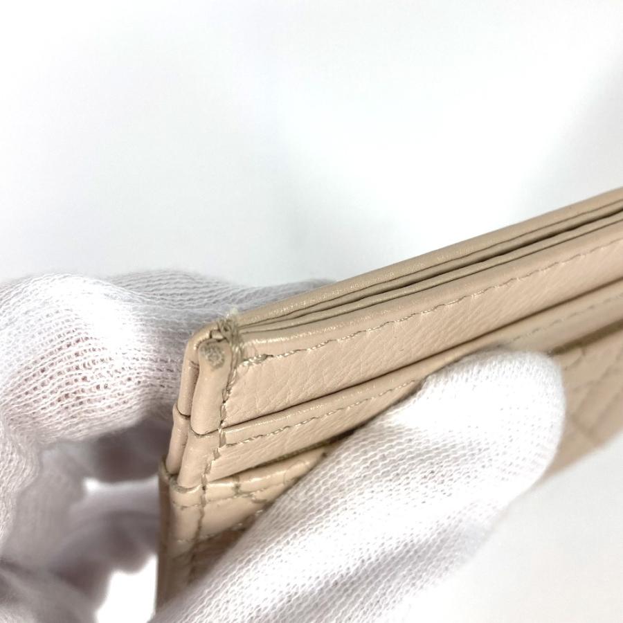 美品 Dior ディオール CARO カロ 名刺入れ パスケース カナージュ カードケース ベージュ レディース【中古】 |  | 05