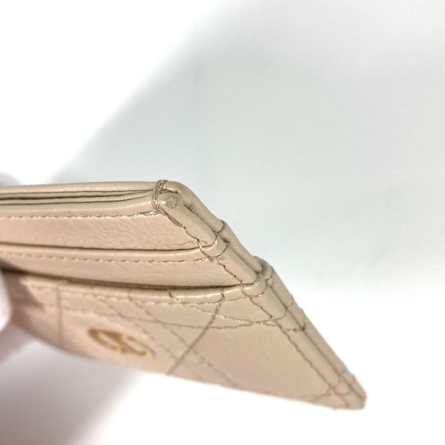 美品 Dior ディオール CARO カロ 名刺入れ パスケース カナージュ カードケース ベージュ レディース【中古】 |  | 06