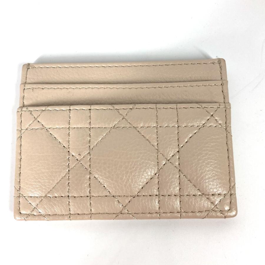 美品 Dior ディオール CARO カロ 名刺入れ パスケース カナージュ カードケース ベージュ レディース【中古】 |  | 07