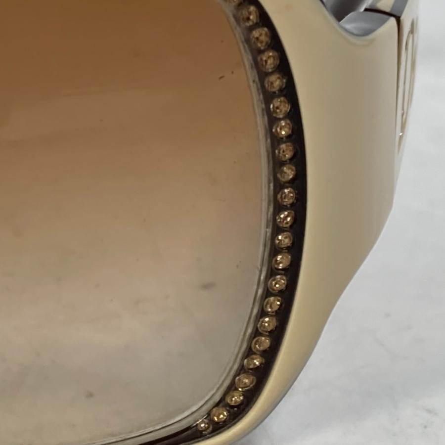 Dior ディオール STRASS 1 ラインストーン ロゴ サングラス プラスチック ベージュ レディース【中古】 |  | 08