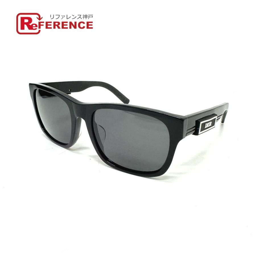 Dior ディオール B23S2F ウェリントン レクタンギュラーシェイプ ファッション 小物 ロゴ オブリーク サングラス ブラック メンズ【中古】 | 