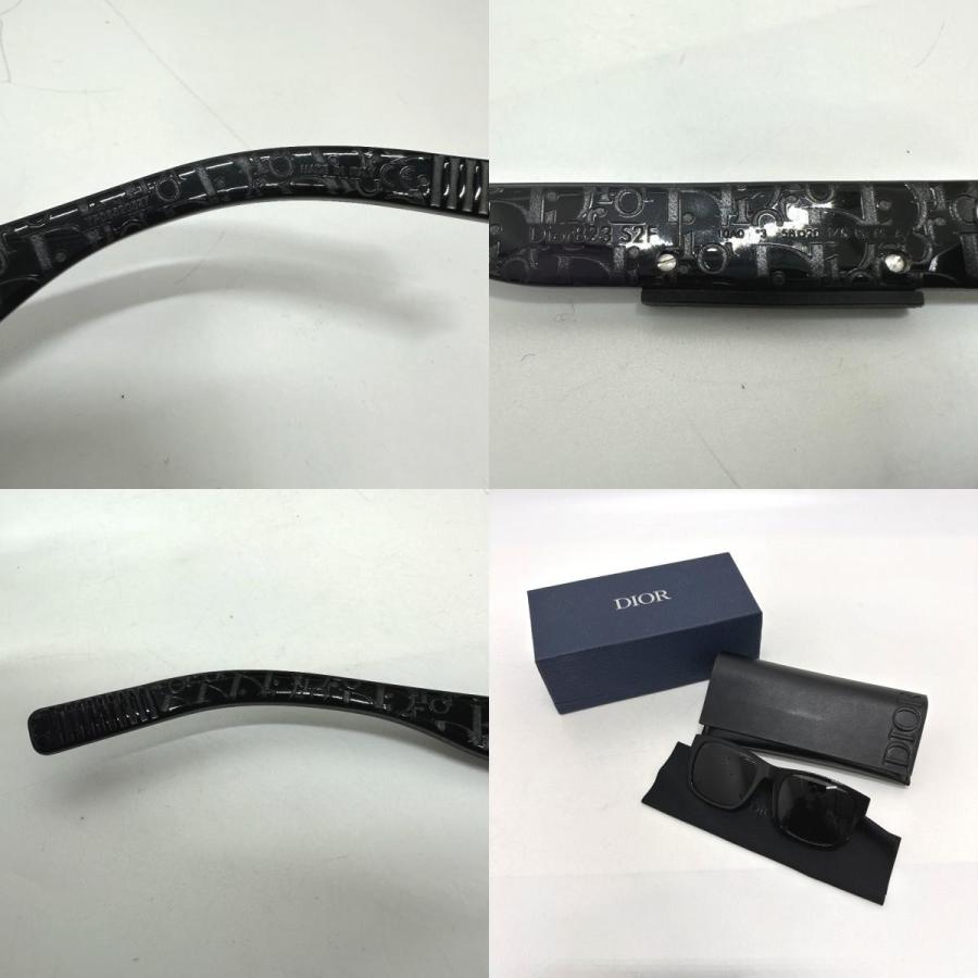 Dior ディオール B23S2F ウェリントン レクタンギュラーシェイプ ファッション 小物 ロゴ オブリーク サングラス ブラック メンズ【中古】 |  | 09