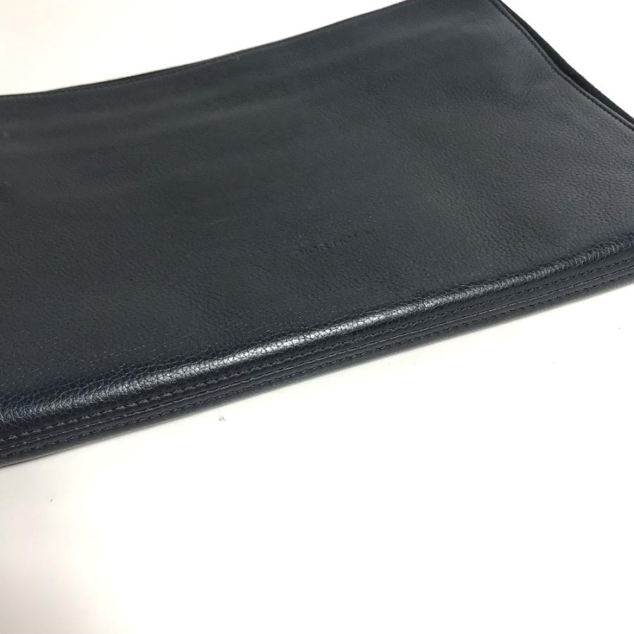 DIOR HOMME ディオール・オム ロゴ L字ファスナー カバン ポーチ カバン クラッチバッグ ネイビー メンズ【中古】 | Dior HOMME | 05