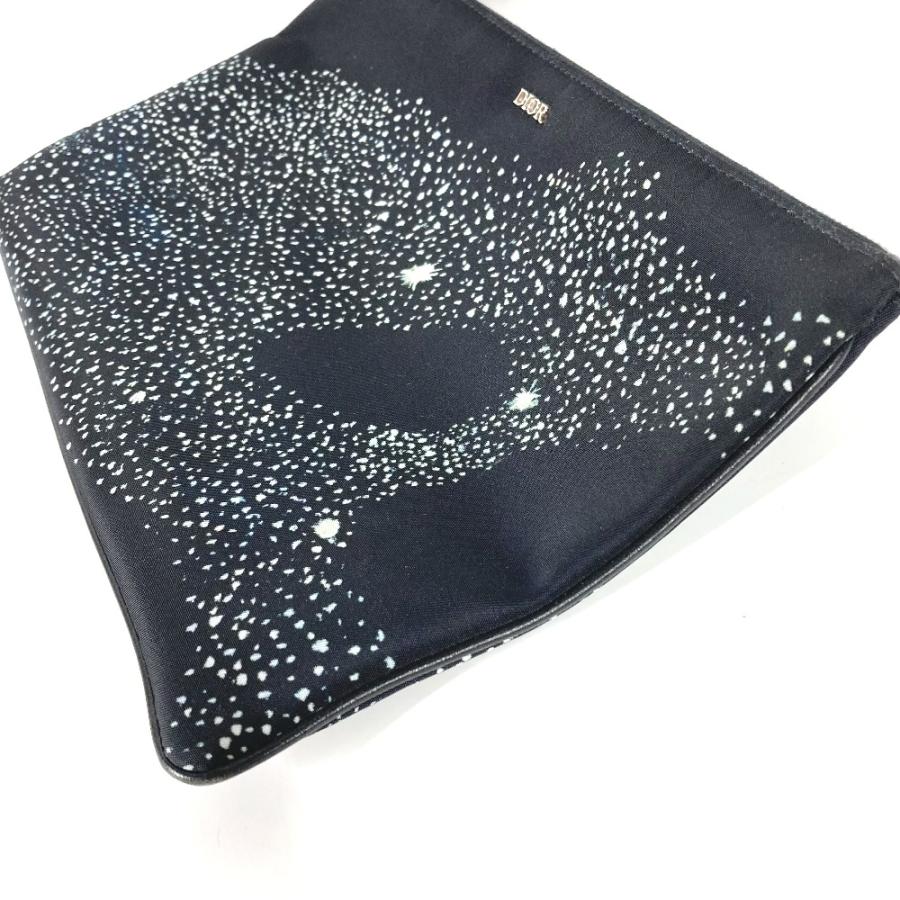 Dior ディオール ロゴ ポーチ ピータードイグ  PETER DOIG クラッチバッグ ブラック メンズ【中古】 |  | 01