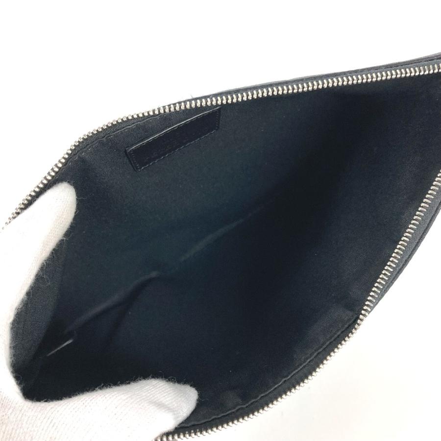 Dior ディオール ロゴ ポーチ ピータードイグ  PETER DOIG クラッチバッグ ブラック メンズ【中古】 |  | 06