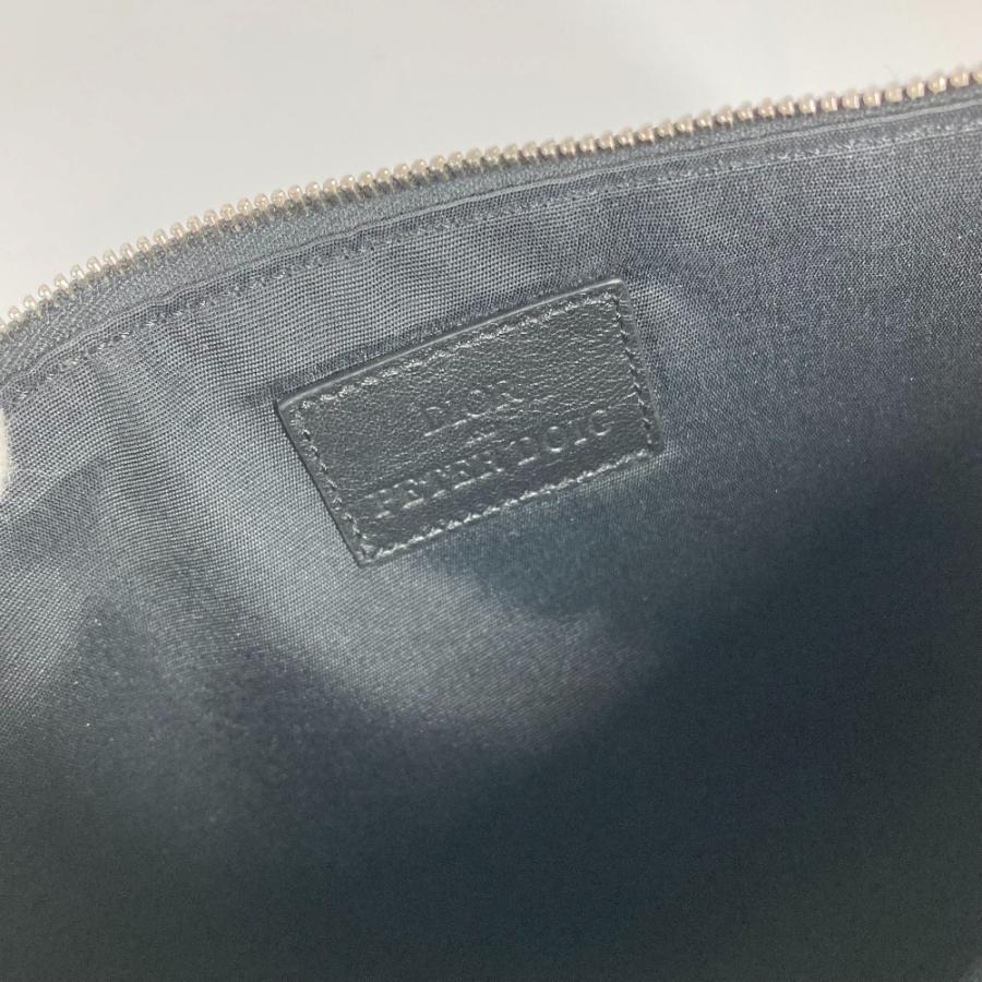 Dior ディオール ロゴ ポーチ ピータードイグ  PETER DOIG クラッチバッグ ブラック メンズ【中古】 |  | 07