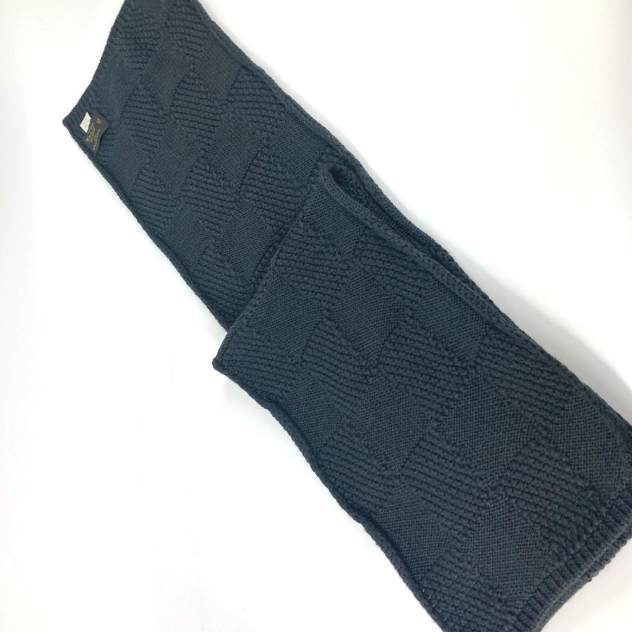 LOUIS VUITTON ルイヴィトン ダミエ マフラー グレー メンズ【中古】 | LOUIS VUITTON | 03