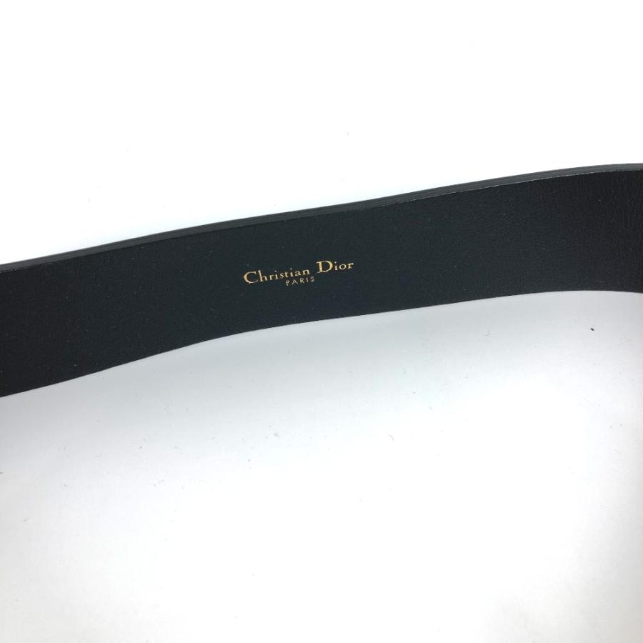 美品 Dior ディオール CD ロゴ ベルト ブラック レディース【中古】 |  | 03
