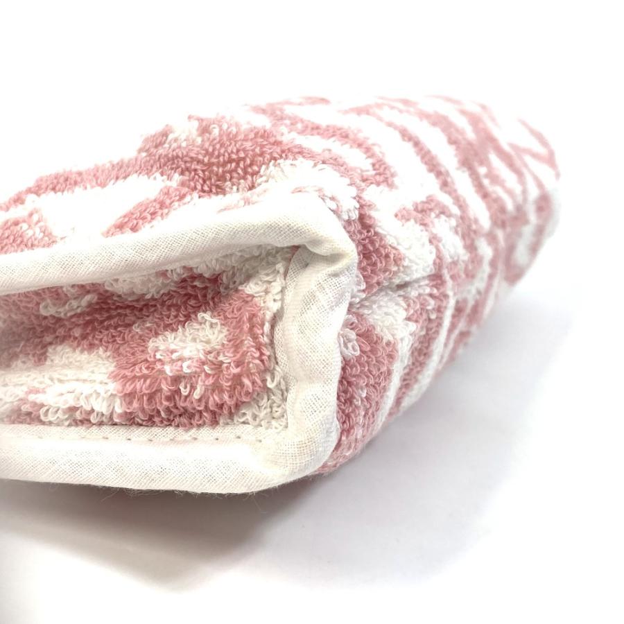 Dior ディオール トロッター 化粧ポーチ メイクポーチ ペンケース ポーチ パイル ピンク×ホワイト レディース【中古】美品 |  | 04