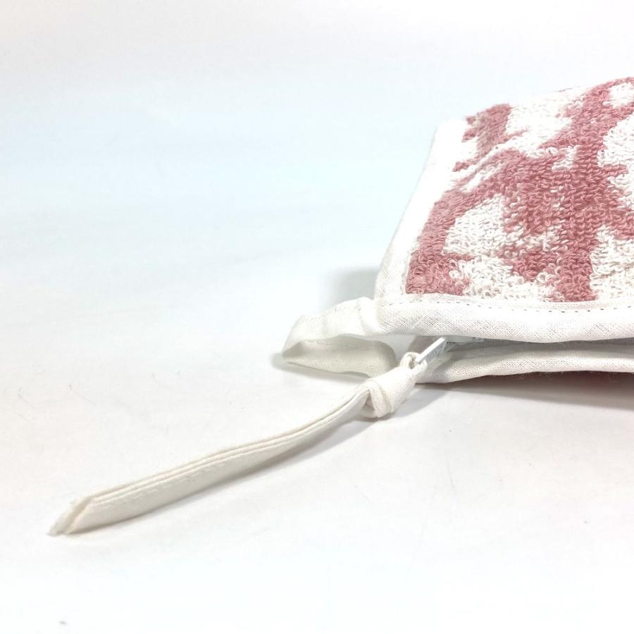 Dior ディオール トロッター 化粧ポーチ メイクポーチ ペンケース ポーチ パイル ピンク×ホワイト レディース【中古】美品 |  | 06