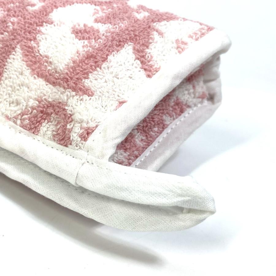 Dior ディオール トロッター 化粧ポーチ メイクポーチ ペンケース ポーチ パイル ピンク×ホワイト レディース【中古】美品 |  | 07