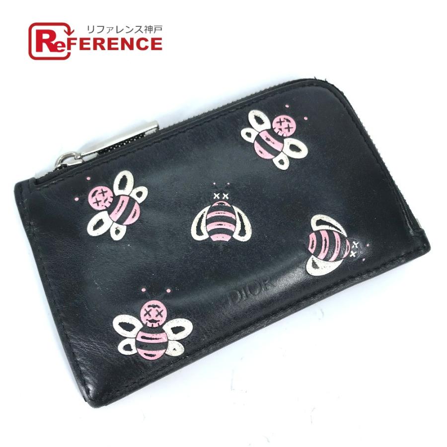 Dior ディオール BEE ビー 蜂 財布 小銭入れ KAWS カウズ コラボ コインケース ブラック メンズ【中古】 | 