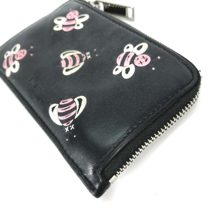 Dior ディオール BEE ビー 蜂 財布 小銭入れ KAWS カウズ コラボ コインケース ブラック メンズ【中古】 |  | 03