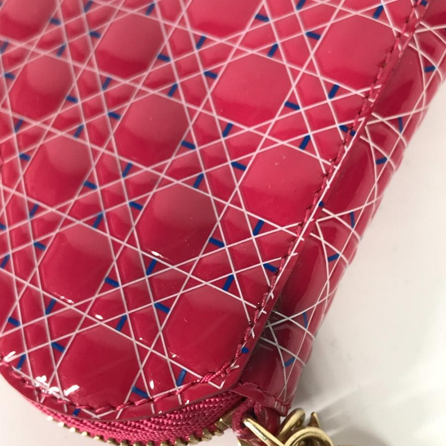 Dior ディオール ハート カナージュ 財布 小銭入れ コインケース ピンク系 レディース【中古】 |  | 04