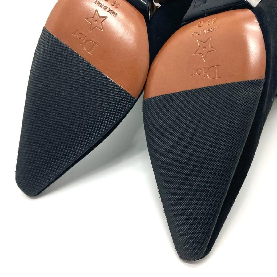 未使用 Dior ディオール サイドゴア ブラックオプティック スエード ブーティー ブーツ ハイヒール レディース ブラック |  | 10