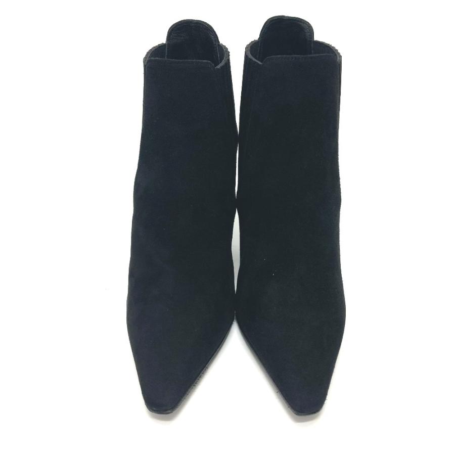 未使用 Dior ディオール サイドゴア ブラックオプティック スエード ブーティー ブーツ ハイヒール レディース ブラック |  | 01