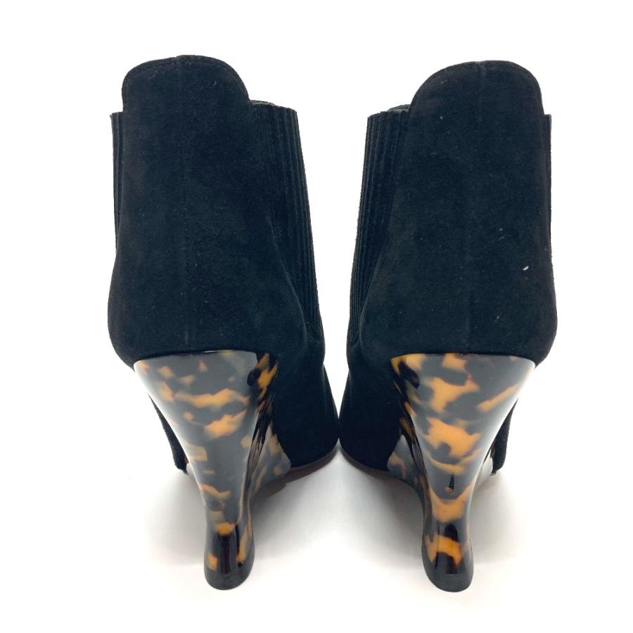 未使用 Dior ディオール サイドゴア ブラックオプティック スエード ブーティー ブーツ ハイヒール レディース ブラック |  | 03