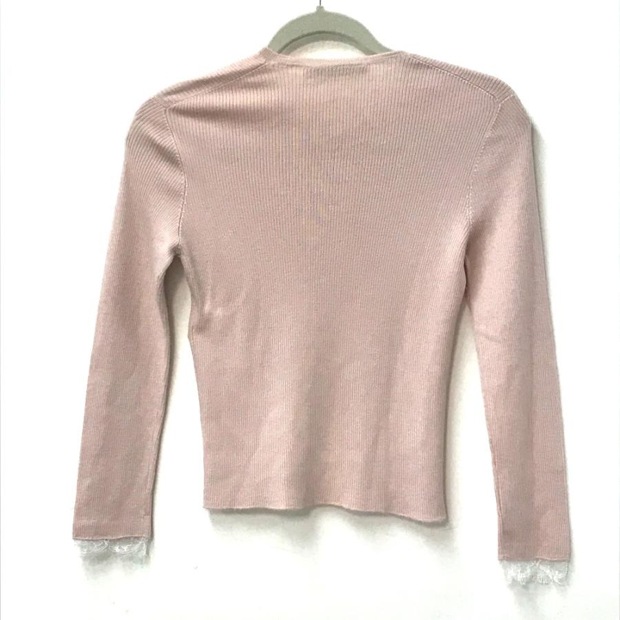 Dior ディオール レース ニット アウター 上着 長袖 アパレル トップス カーディガン ピンク レディース【中古】 |  | 01