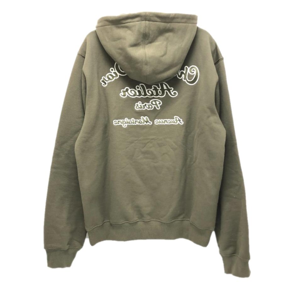 Dior ディオール 293J698 アトリエパリスエンブロイダリーフーディ プルオーバー パーカー カーキ メンズ【中古】 |  | 01