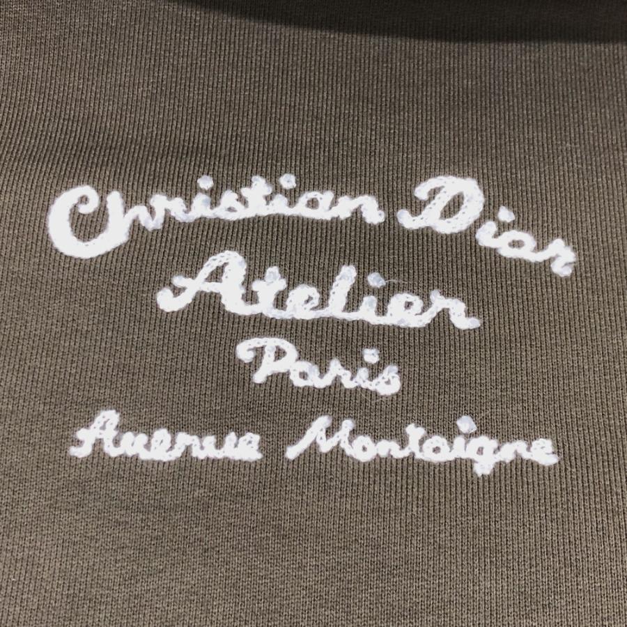 Dior ディオール 293J698 アトリエパリスエンブロイダリーフーディ プルオーバー パーカー カーキ メンズ【中古】 |  | 04
