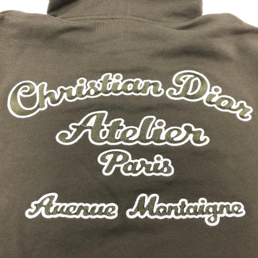 Dior ディオール 293J698 アトリエパリスエンブロイダリーフーディ プルオーバー パーカー カーキ メンズ【中古】 |  | 05
