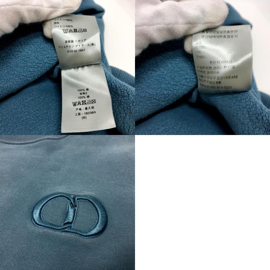 Dior ディオール 943.J612A0531 CDアイコン クルーネック スウェット トレーナー ブルー メンズ【中古】 |  | 09